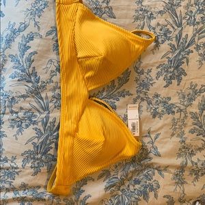 Yellow bikini top
